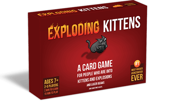 Tradeshow Staff - Exploding Kittens 1 Exploding Kittens Logo