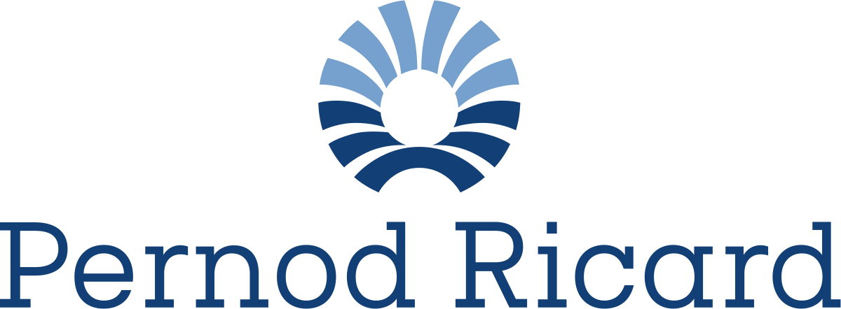 Pernod Ricard logo: a circular emblem of blue arcs above a dark blue circle, with the text 'Pernod Ricard' below. | Pernod Ricard